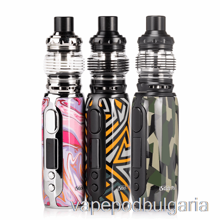 Vape 10000 Дръпки Eleaf Istick Rim 80w Starter Kit Rainbow